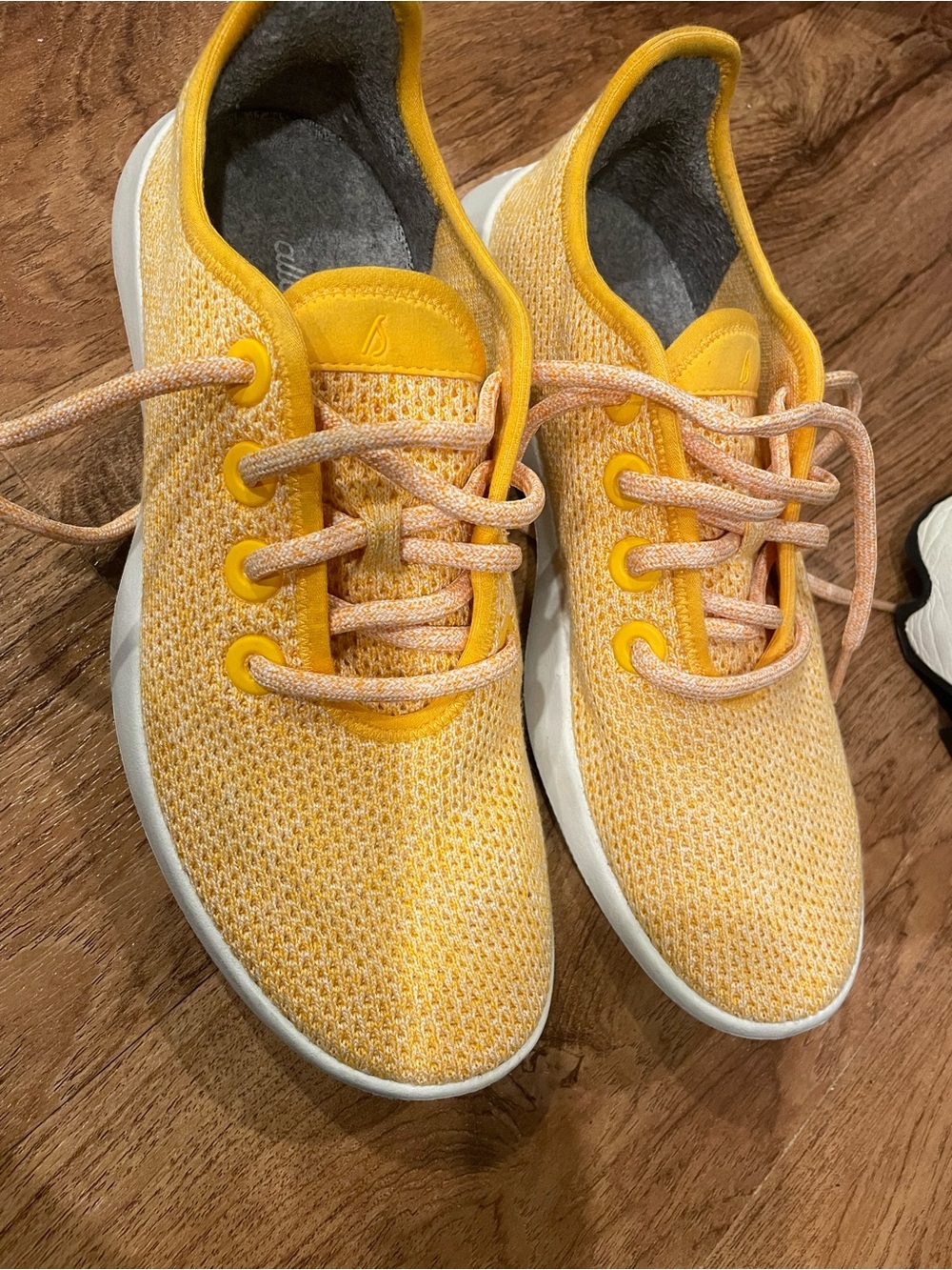 allbirds Yellow Knit Women's Sneakers